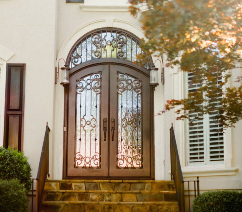 CL-2237 | Ornate Iron Door | Clark Hall Doors