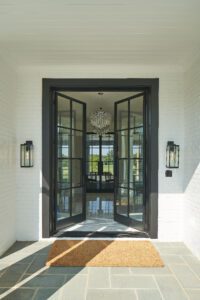 Modern front door lighting ideas