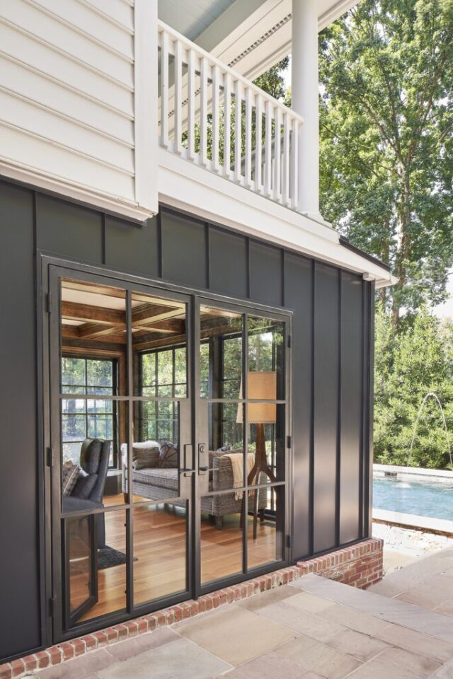 CL3261 French Iron Doors Clark Hall Doors