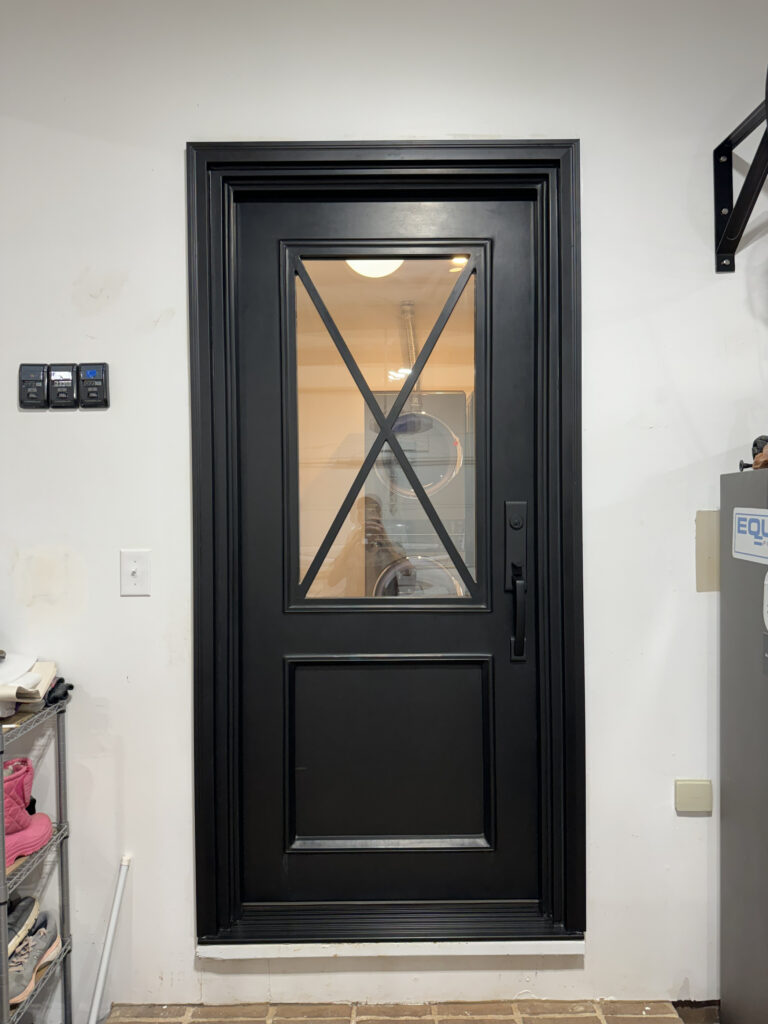 Classic single X traditional farmhouse style door