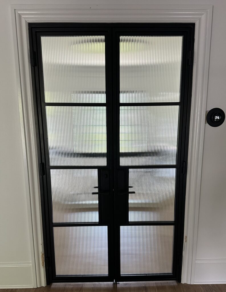 Reeded glass