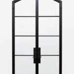 4-Lite Arched Double Door