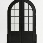 8-Lite Arched Traditional Double Door